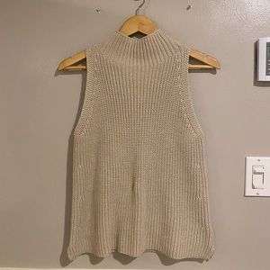 Madewell Turtleneck Tank Sweater